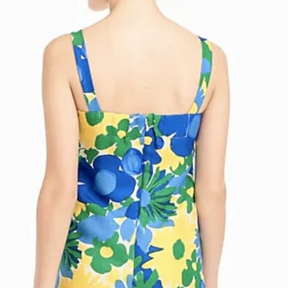 J Crew Shift Dress Morning Floral Sleeveless Petite 8P NWT - Picture 12 of 12